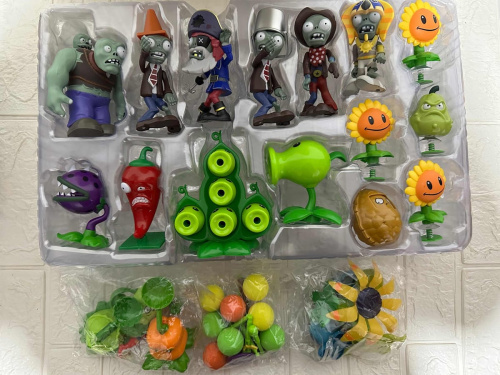 686-51 Игровой набор Зомби против Растений Plants vs Zombie (21 фигурка) фото 4