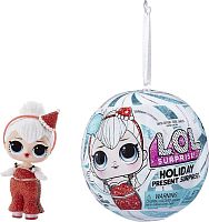Кукла LOL Holiday present Series 2 Sleigh Babe 578161 (новогодний) голубой