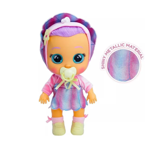 (с цветочком) Кукла Коралина IMC Toys Cry Babies Dressy Coraline Плачущий младенец 908413 фото 5