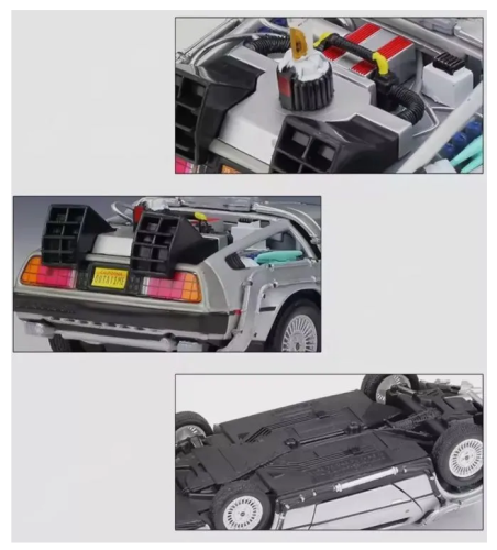 Модель автомобиля (машина времени) Делориан Delorean DMC-12 1:24 BACK TO THE FUTURE (Назад в будущее) фото 3