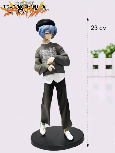 Аниме фигурка evangelion аянами рей аска 23 см