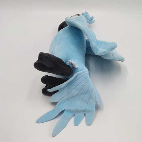 (голубой цвет) 30 см Мягкая игрушка Попугай (Голубой ара) Жемчужинка из м/ф Рио фото 2