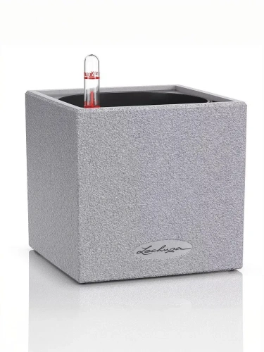 13700 Кашпо LECHUZA Канто Стоун 30 куб. Серый
