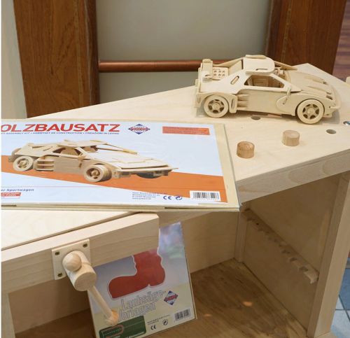 (865/5) Заготовка для рукоделия Pebaro "Итальянский спорткар", фанера фото 4