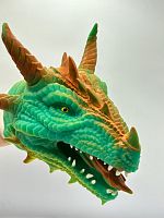 (зеленый дракон) Игрушка перчатка на руку Дракон (зеленый дракон) Игрушка перчатка на руку Дракон