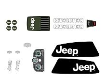Набор наклеек для Jeep Revolution Арт. 51.15.00.48
