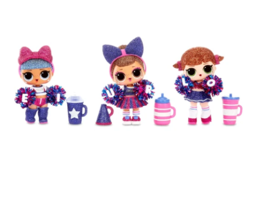 (синий) Кукла-сюрприз L.O.L. Surprise All-Star B.B.s Sports Series 2 Cheer Team Sparkly Dolls 571780 фото 4