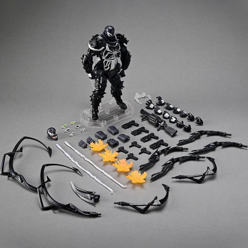 (чёрный) Фигурка Agent Venom большой набор Человек паук Веном фото 8