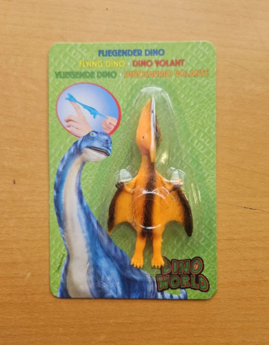 (оранжевый или красный) Катапульта Птеродактиль игрушка-антистресс Dino World фото 9