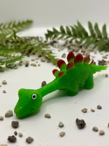 (зеленый) Катапульта Динозавр игрушка-антистресс Dino World