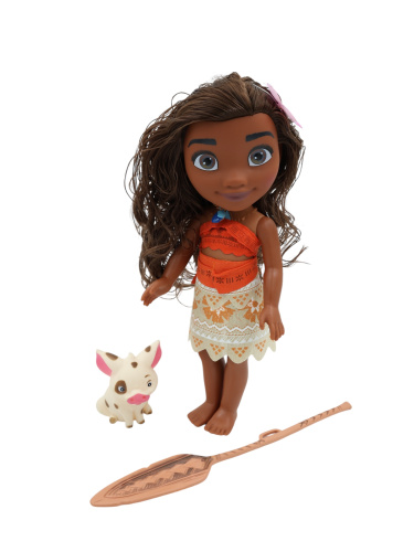 Музыкальная кукла моана с пуа и веслом (Moana) фото 6