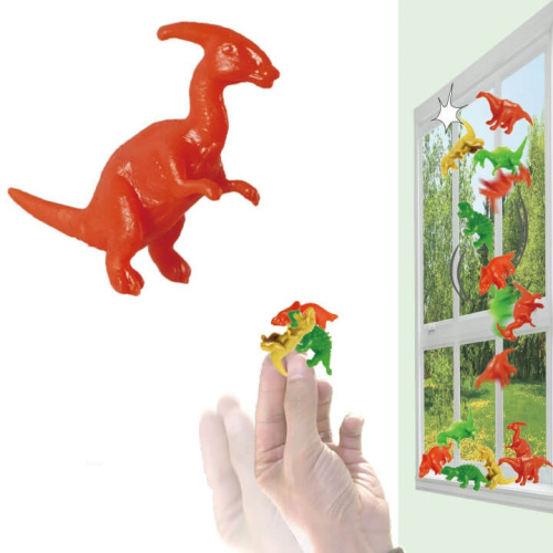 47893 Липкие динозавры сквиш Dino World 18 штук фото 4