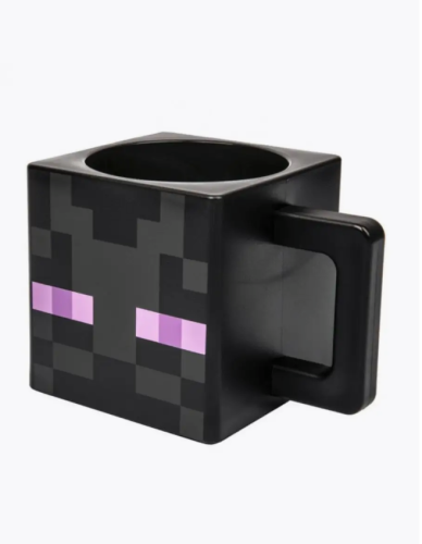 (чёрная) Кружка Майнкрафт Странник края эндермен (пластиковая) Minecraft фото 3
