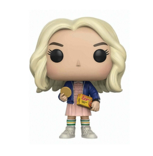 с печенькой (421 Eleven with Eggos) Фигурка Funko POP! Очень странные дела Одиннадцать (без коробки) 