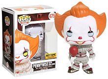 (475 Pennywise) Фигурка Funko POP! Оно - Пеннивайз с воздушным шариком