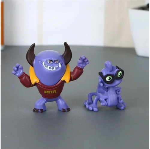 12 шт Набор фигурок Университет Монстров (корпорация монстров) Майк Вазовски Джеймс П.Салливан фото 3