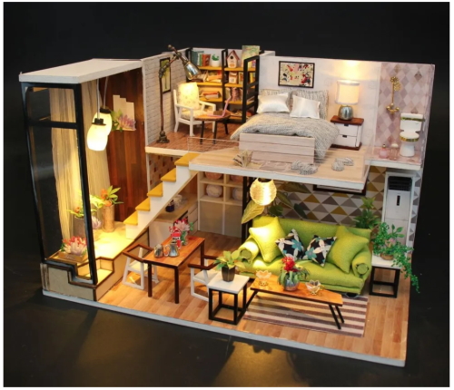 M030 Румбокс Скандинавский домик (Сборная модель) фото 4