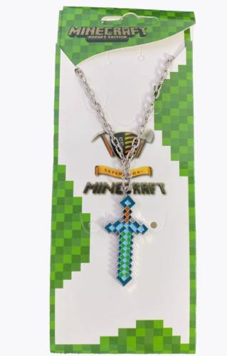 Кулон на цепочке Алмазный меч Майнкрафт (Minecraft) фото 3