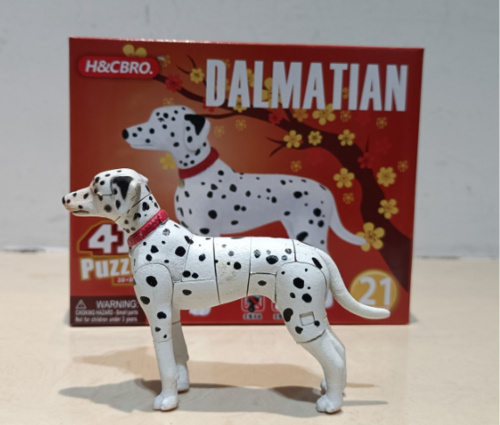 26485 Пазл 4D puzzle Собака Далматин (21 деталей)
