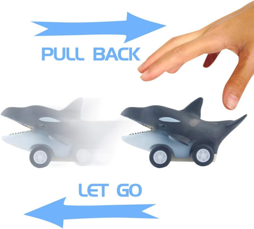 (Дельфин) Машинка-рыбка Гонки под водой ПОДВОДНЫЙ МИР Dino World фото 4