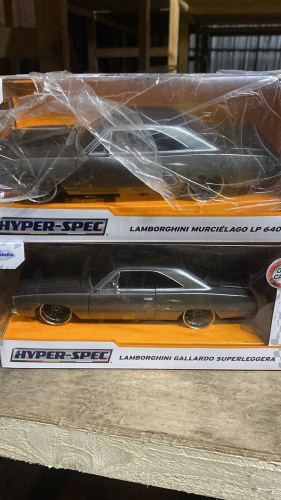 Машина Jada 1:24 Dom's Plymouth Road Runner (серый) фото 8
