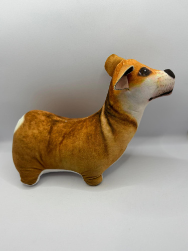 Мягкая игрушка собака Корги 30 см