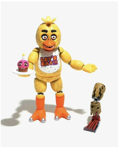 8477 Коллекционная подвижная фигурка Чика ФНАФ (Chica FNAF) фото 5