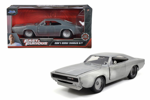 Машина Jada 1:24  Dom's 1968 Dodge Charger R/T (металик)