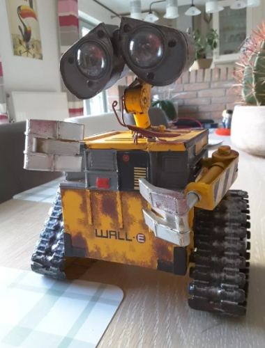 (с миской)  26 см Фигурка робот Wall-e (Валли), таракан Хэл, кубик рубик и миска фото 9