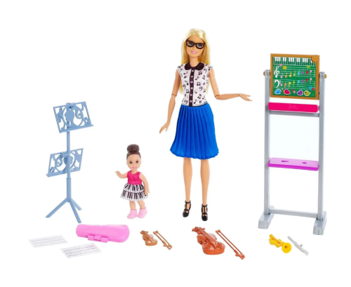 Набор игровой Barbie Кем быть Учитель музыки FXP18 Барби фото 3