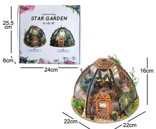 Интерьерный конструктор румбокс / Домашняя оранжерея (Купол) с подсветкой фото 10