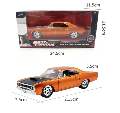 Машина Jada Fast and Furious  1:24 Plymouth Road Runner фото 7