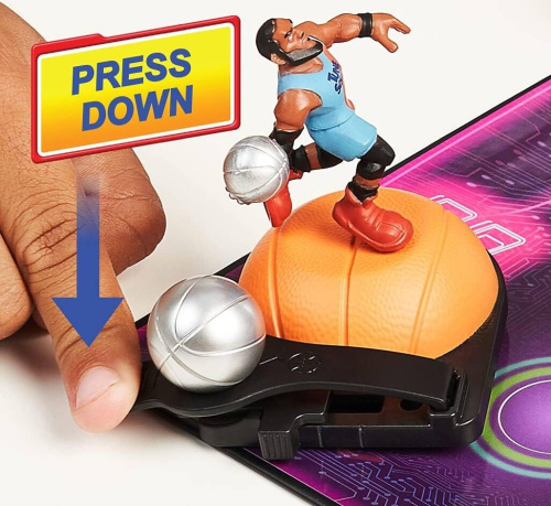 14576 Space Jam Moose Toys Игровой набор баскетбол Legacy Gametime с фигурками Леброна и Багза Банни фото 3