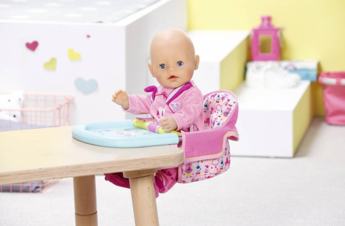Zapf Creation Подвесной стульчик для кормления Baby Born (825-235) розовый/голубой фото 2