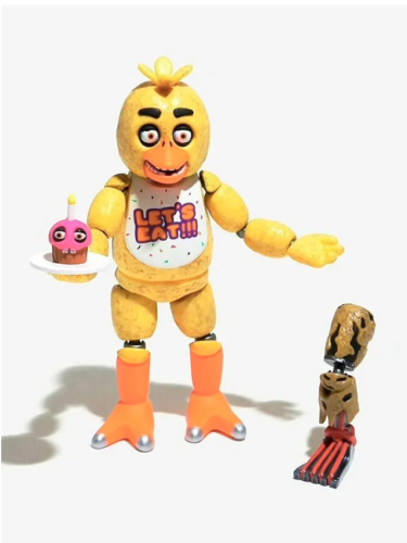 8477 Коллекционная подвижная фигурка Чика ФНАФ (Chica FNAF) фото 3
