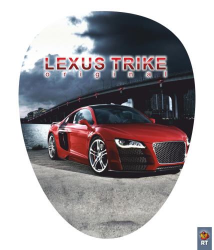 Lexus trike original RT Grand Print Deluxe New Design 2014, колеса EVA, цвет red (красный) фото 6