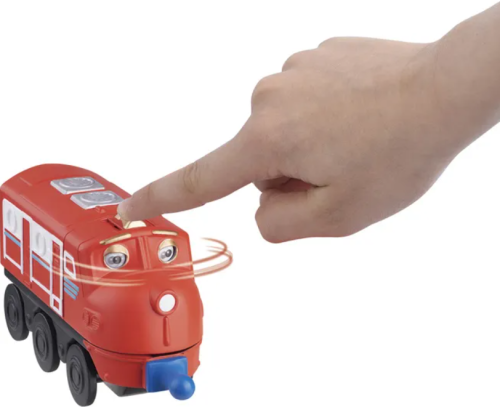 ( набор паровозиков ) Игровой набор из 4х Паровозов Chuggington Чаггингтон Уилсон, Брюстер, Коко + Уилсон на управлении фото 12