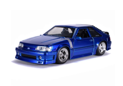 Машина Jada Bigtime Muscle 1:24 1989 Mustang GT (синий) фото 7
