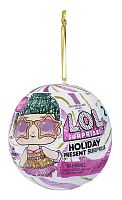 Кукла LOL Holiday present Series 2 Tinsel 578154 (577232) (новогодний) розовый