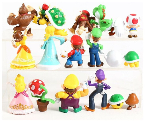 Набор фигурок из 18 шт Super Mario (Супер Марио) фото 3