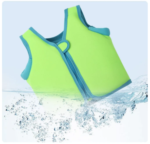 (Зеленый  - размер S) Детский плавательный жилет для купания плавания и бассейна ( 74-104) фото 6