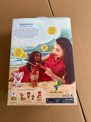 Музыкальная кукла моана с пуа и веслом (Moana) фото 12