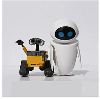 (1+1) 7 см Набор фигурок робот Валли и Ева (EVA, Walle) 