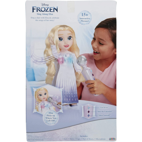 21507 Эльза Поющая Кукла Frozen Холодное Сердце с микрофоном фото 5