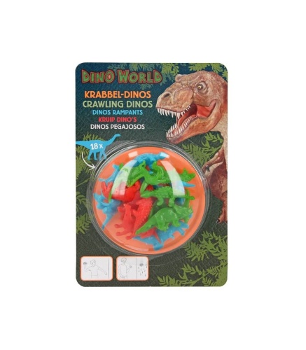 47893 Липкие динозавры сквиш Dino World 18 штук фото 7