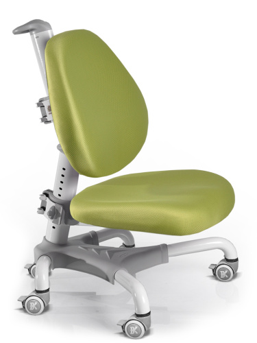 Компьютерное кресло для школьника Mealux Champion (Цвет обивки:Зеленый, Цвет каркаса:Белый)