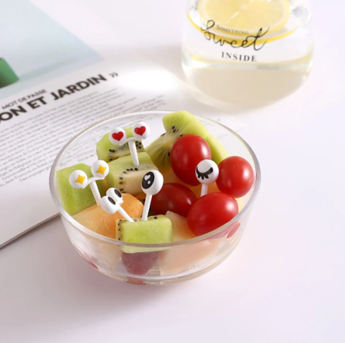 Пластиковые зубочистки Глазки (в наборе 10 шт.) Шпажки для канапе, фруктов фото 3