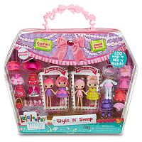 Игровой набор Mini Lalaloopsy с двумя куклами и аксессуарами (розовый) 539643