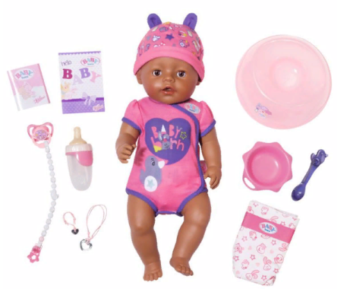 (NEW) Интерактивная кукла 824382 Baby Born Soft Touch  Этническа (мулатка-2)