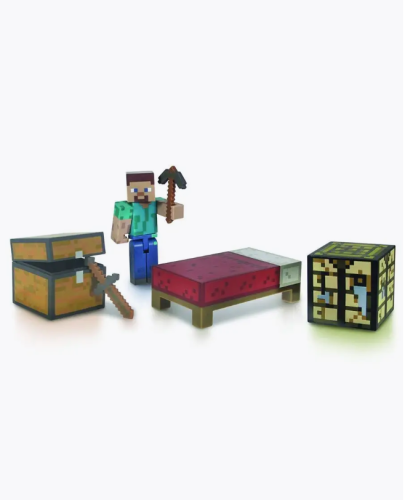 Коллекционная фигурка игрушка Майнкрафт Стив 8см Minecraft